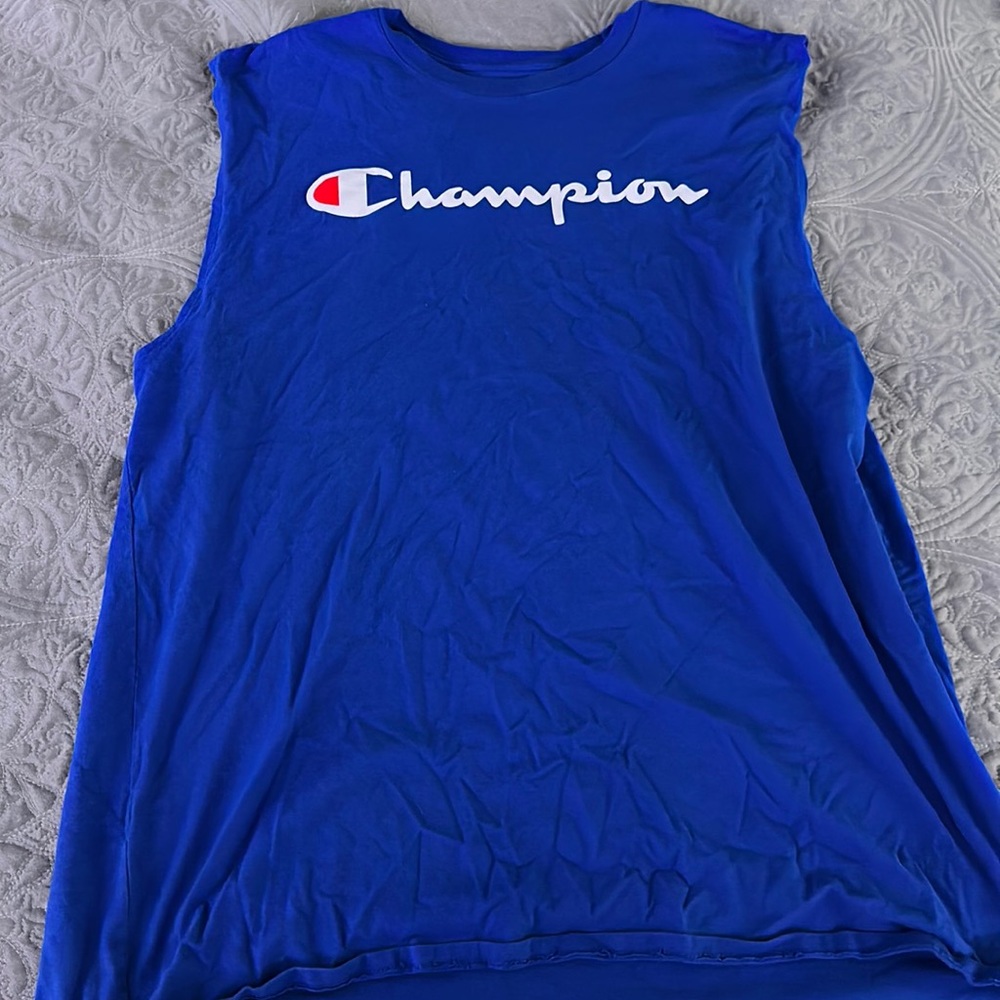 Blue Champion Tank Top for Men - XXL